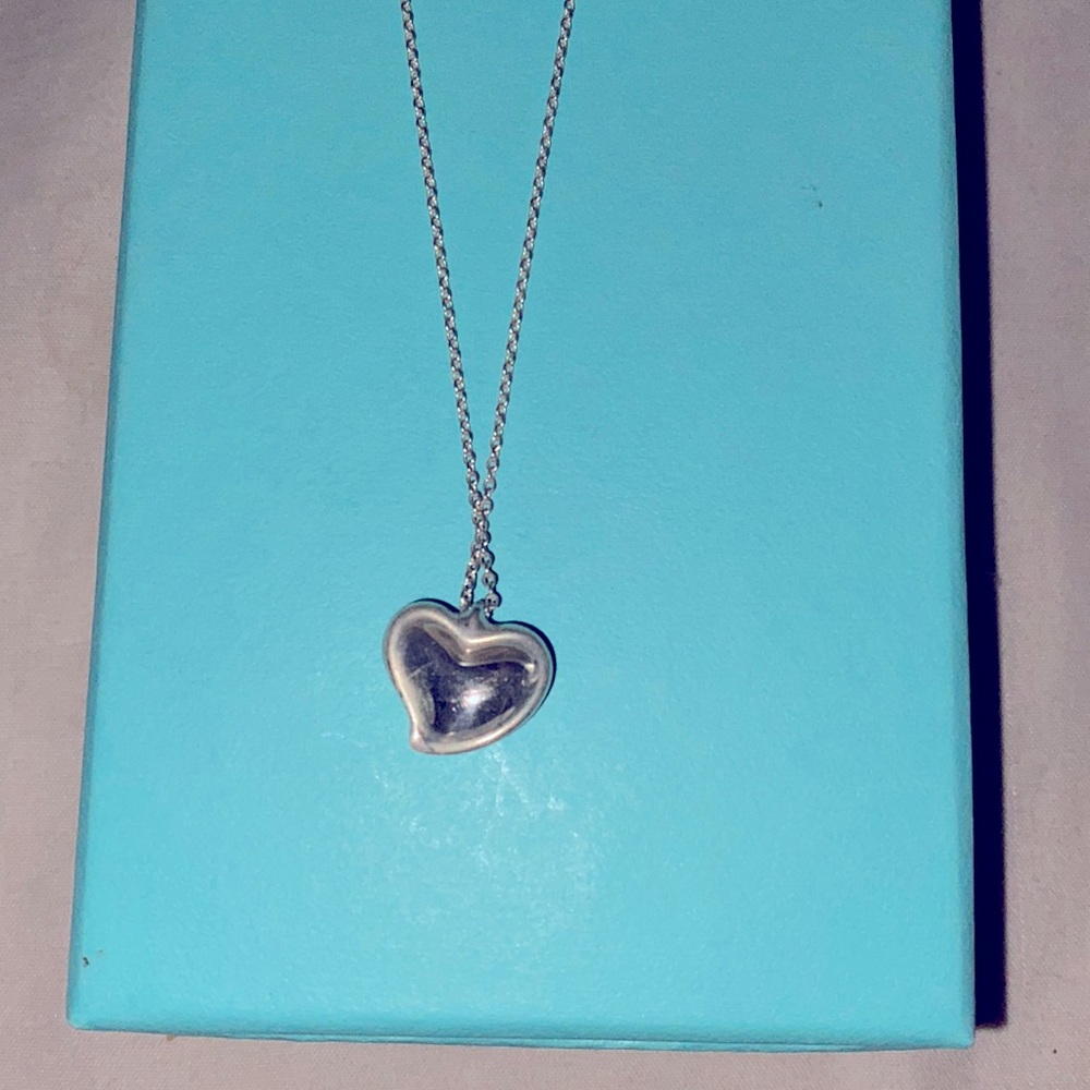 Tiffany and Co Sterling Silver 925 heart necklace